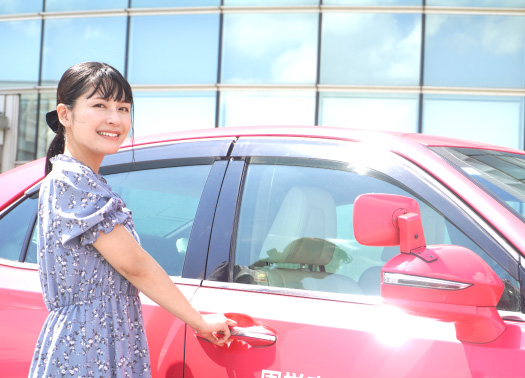 富山県自動車学園イメージキャラクター／富山校卒業生の豊田麻衣さん