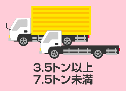 車両総重量3.5トン以上7.5トン未満のトラックが対象